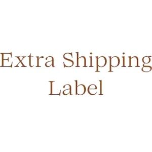 Extra shipping label for Bundles over 5lbs